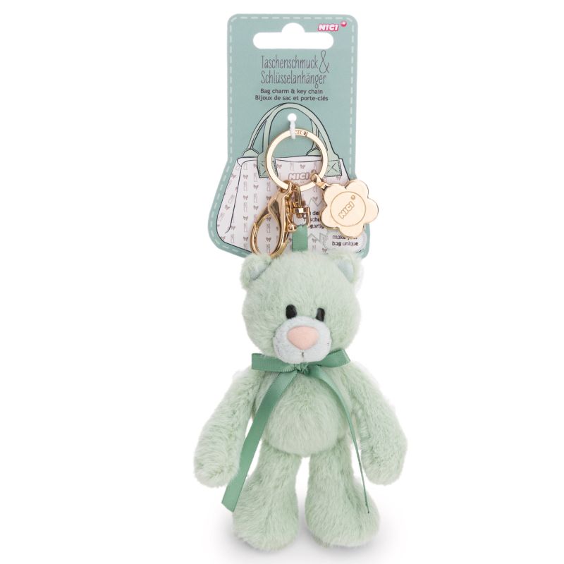 Nici Schlüsselanhänger Katze Felli mint mit Karabiner - Bild 5