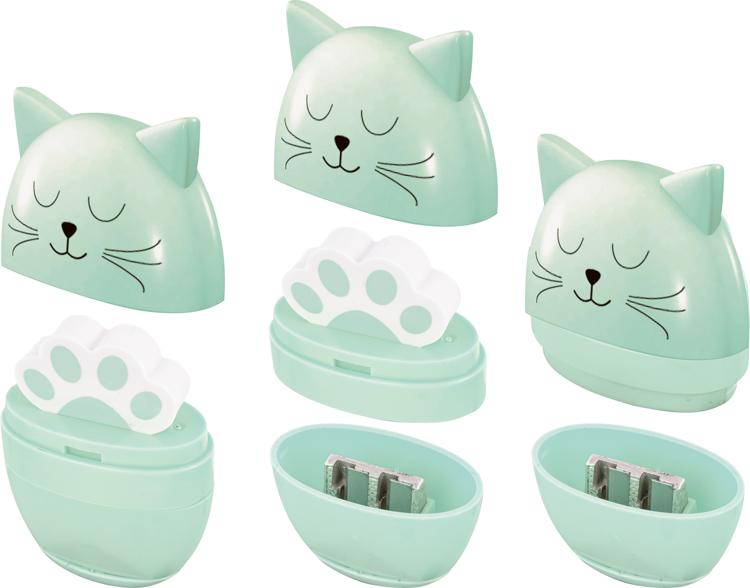 Stylex Spitzer mit Radiergummi "Katze" - Bild 2