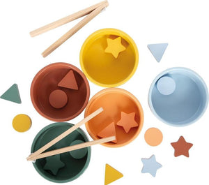 Montessori Sortierspiel mit Zange
