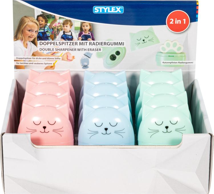 Stylex Spitzer mit Radiergummi "Katze" - Bild 5