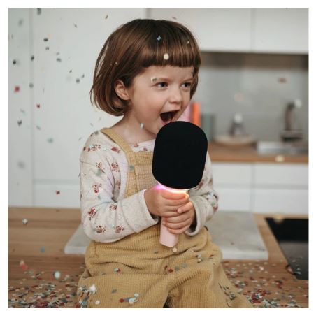 Mikrofon Bluetooth mit Licht blau - Bild 6