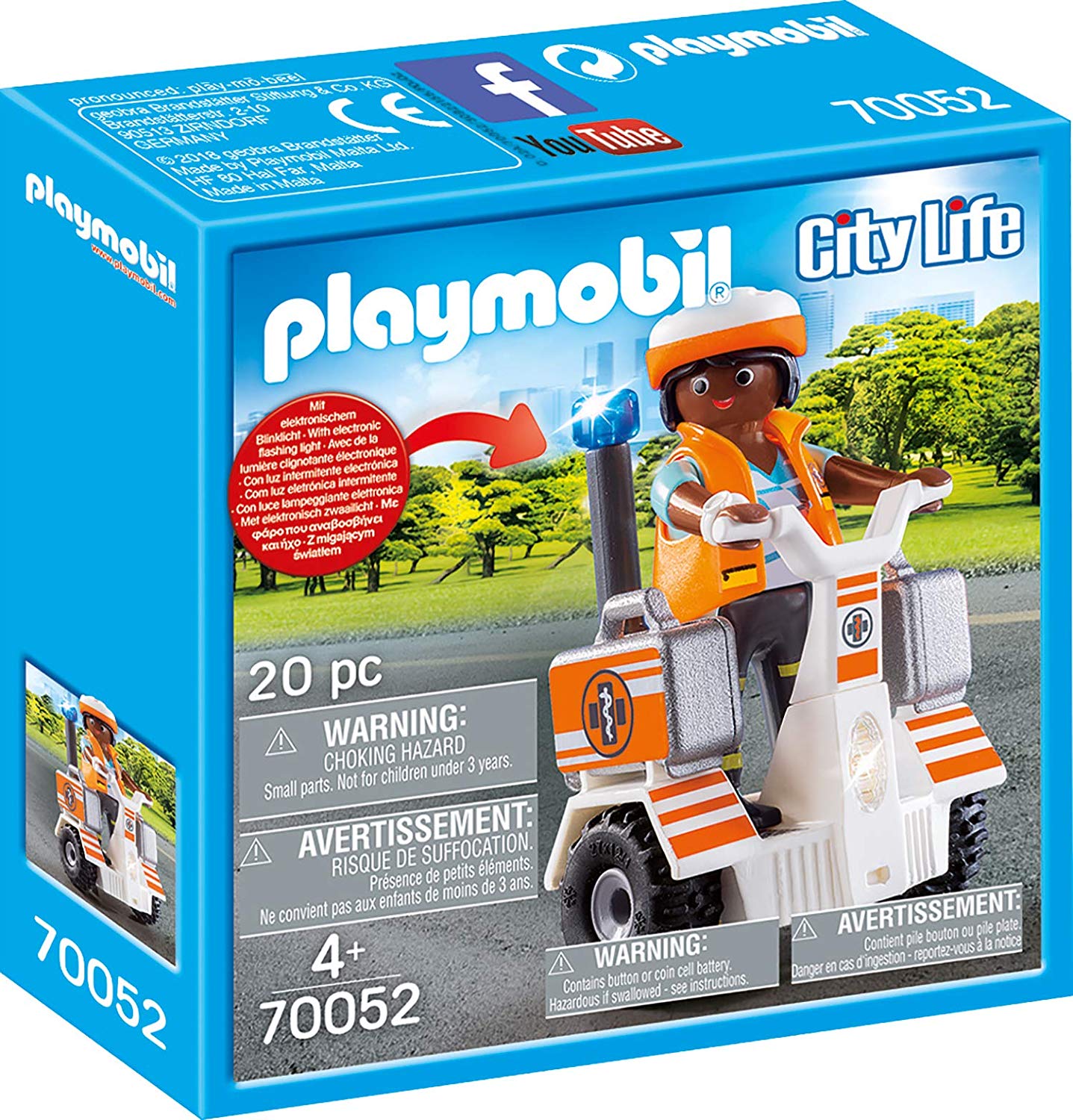 PLAYMOBIL Rettungs - Balace - Roller 70052 - Bild 1