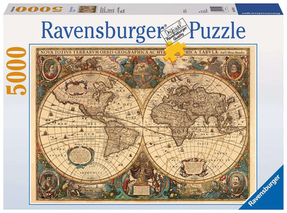 Puzzle  5000 Teile Historische Weltkarte, Henricus Hondius 1630  17.411