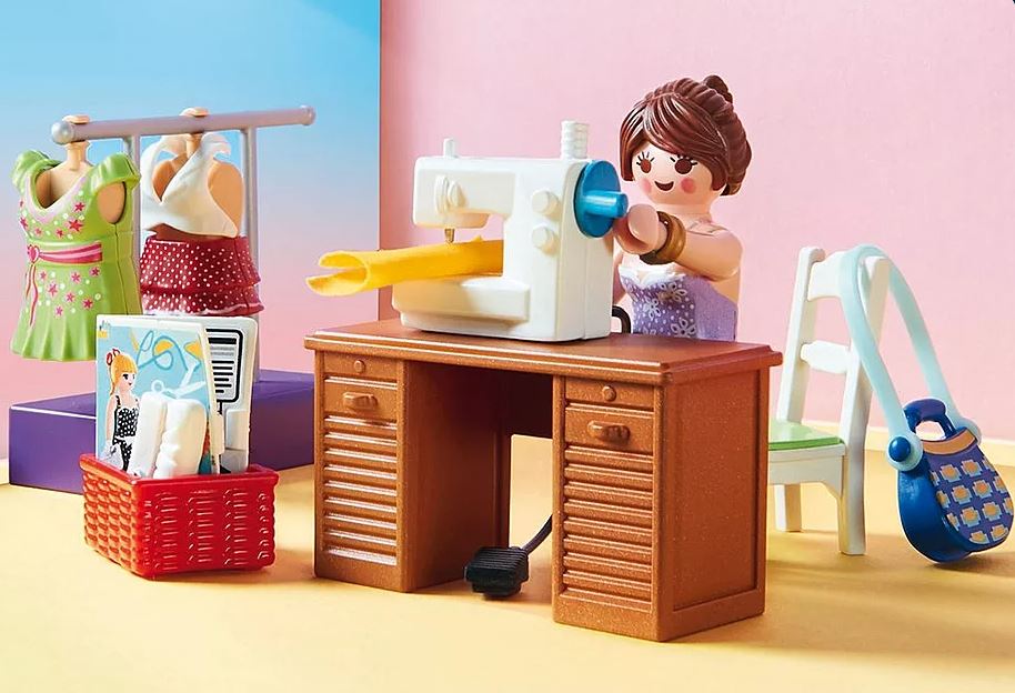 PLAYMOBIL Dollhouse Schlafzimmer mit Nähecke 70208 - Bild 5