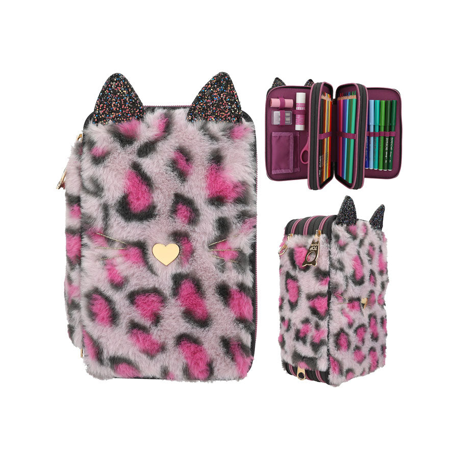 Top Model 3-Fach Etui Leo Rebel Kitty - Bild 1