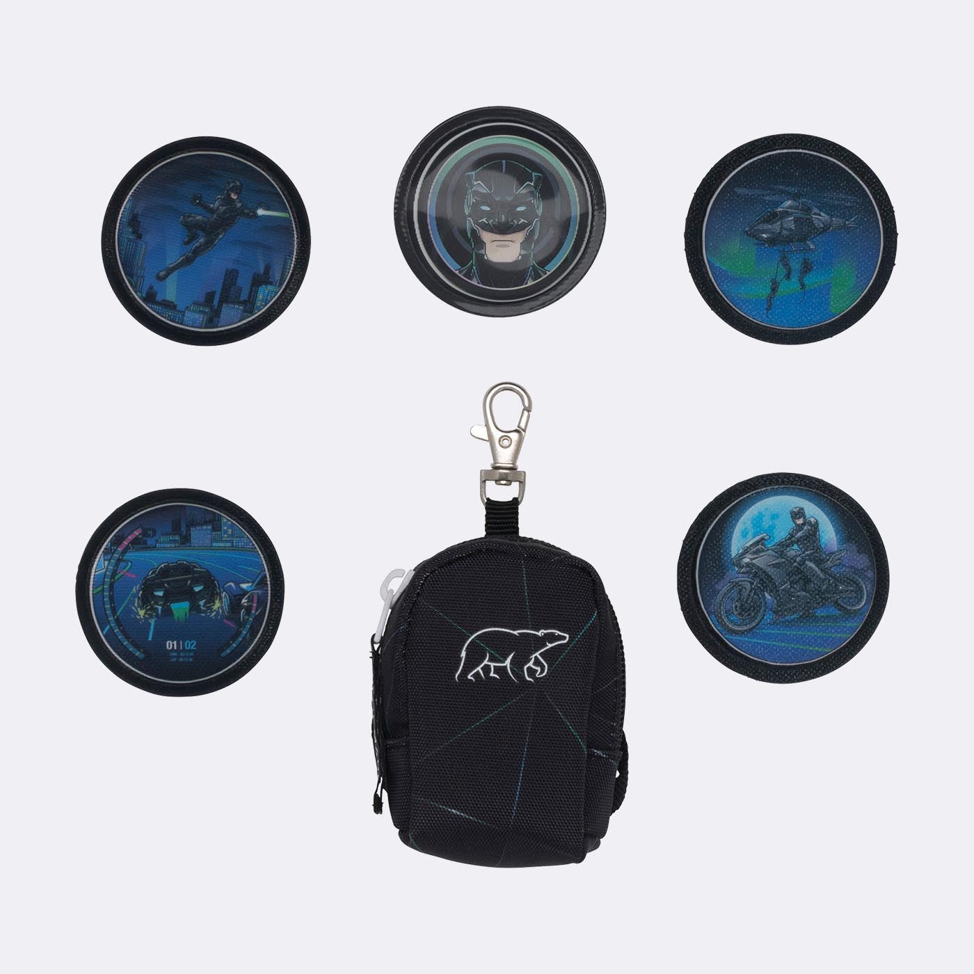 Beckmann Mini Rucksack mit Buttons, Night Rider - Bild 1