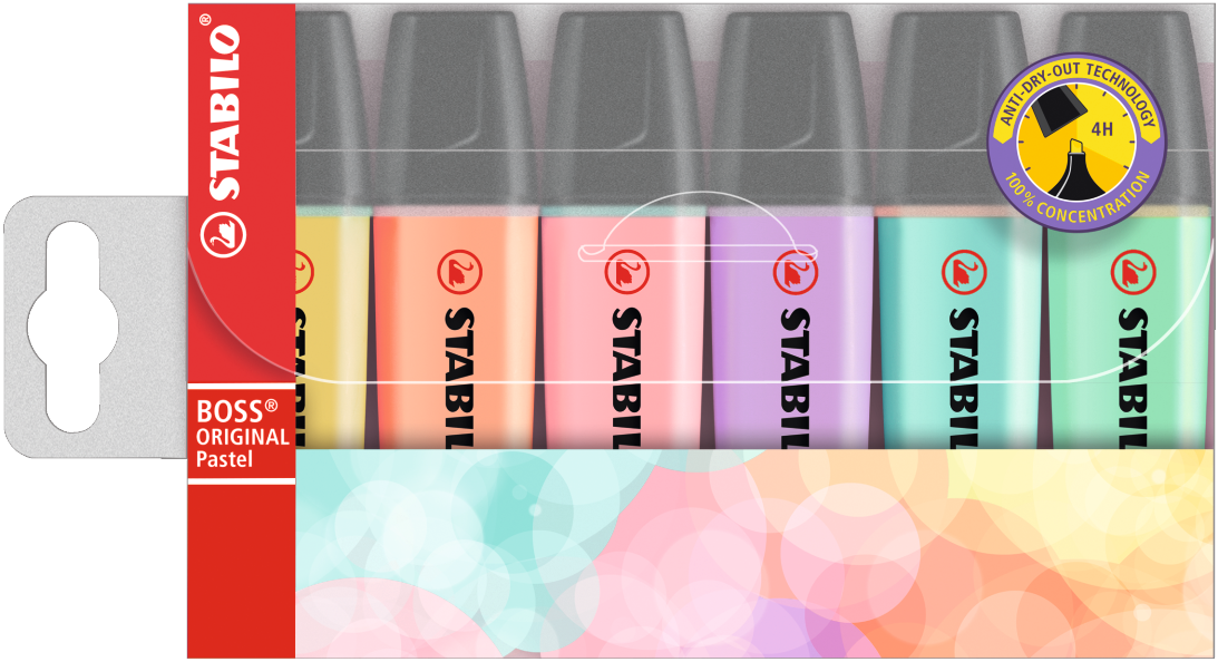 Stabilo Boss Pastell 6er Etui - Bild 1