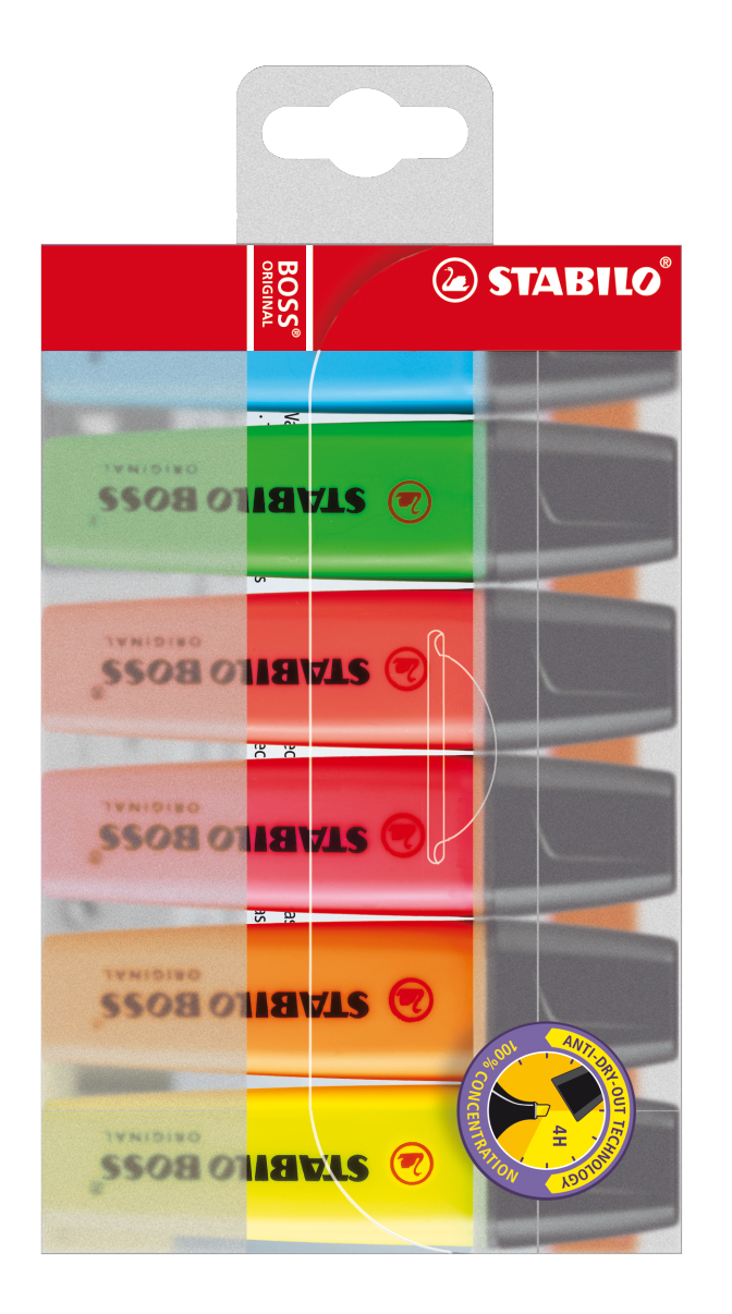 Stabilo Boss Original 6er Etui - Bild 1