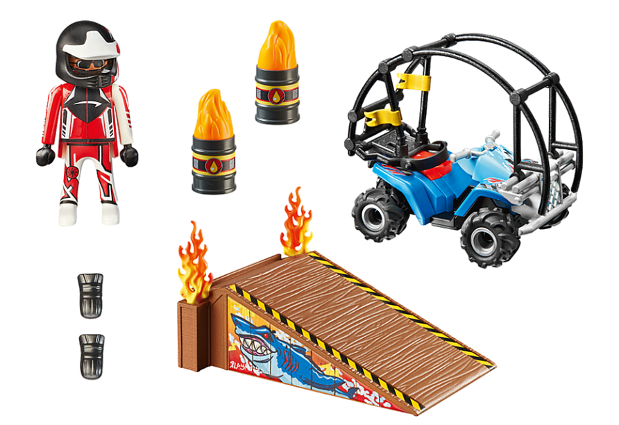 PLAYMOBIL  Starter Pack Stuntshow Quad mit Feuerrampe 70820 - Bild 2