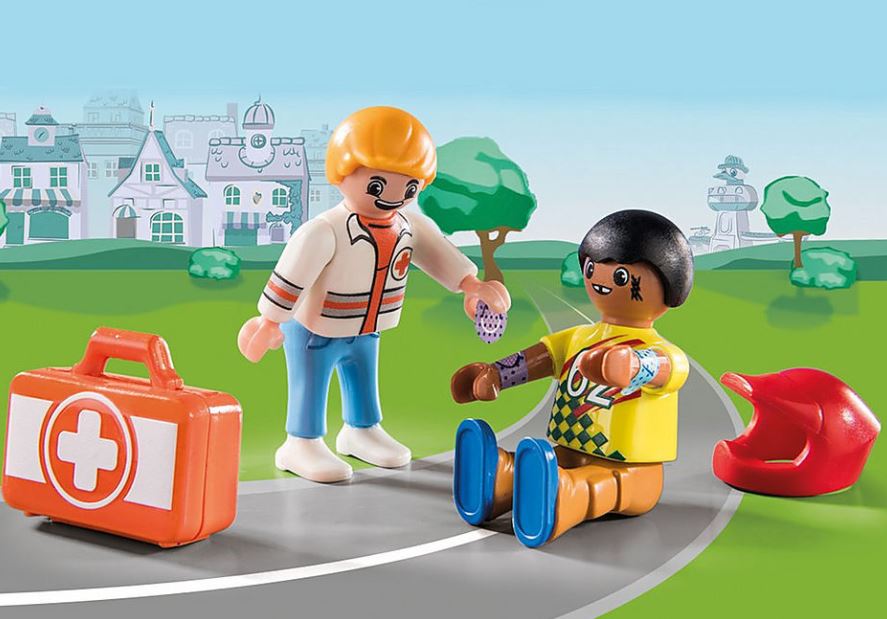 PLAYMOBIL  DUCK ON CALL - Notarzt Action. Hilf dem Rennfahrer! 70919 - Bild 4