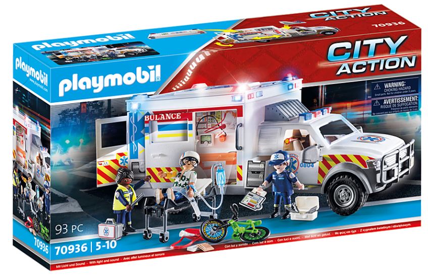 PLAYMOBIL  City Action Rettungs-Fahrzeug: US Ambulance 70936 - Bild 1