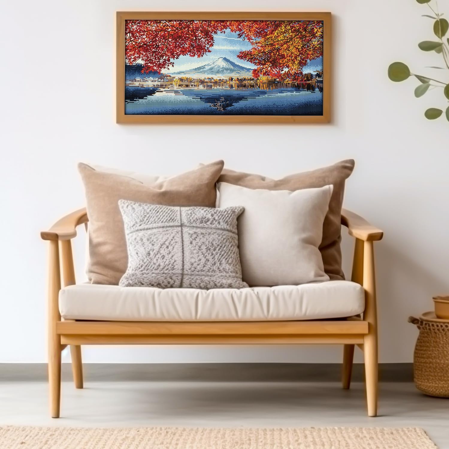Diamond Painting Mount Fuji Herbst - Bild 3