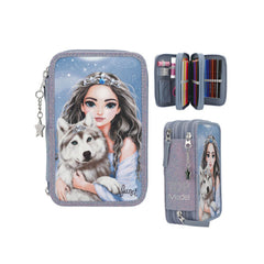 Top Model 3-Fach Etui Wolf