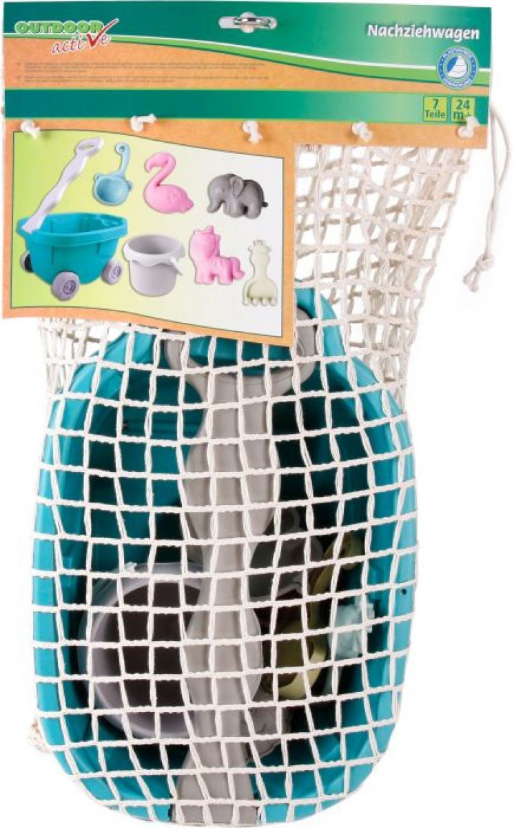 Outdoor active Grün Nachziehwagen mit Zubehör - Bild 4