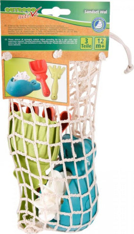Outdoor active GRÜN Sand-Set Wal, 3-teilig