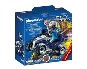 PLAYMOBIL City Action  Polzei-Speed Quad 71092