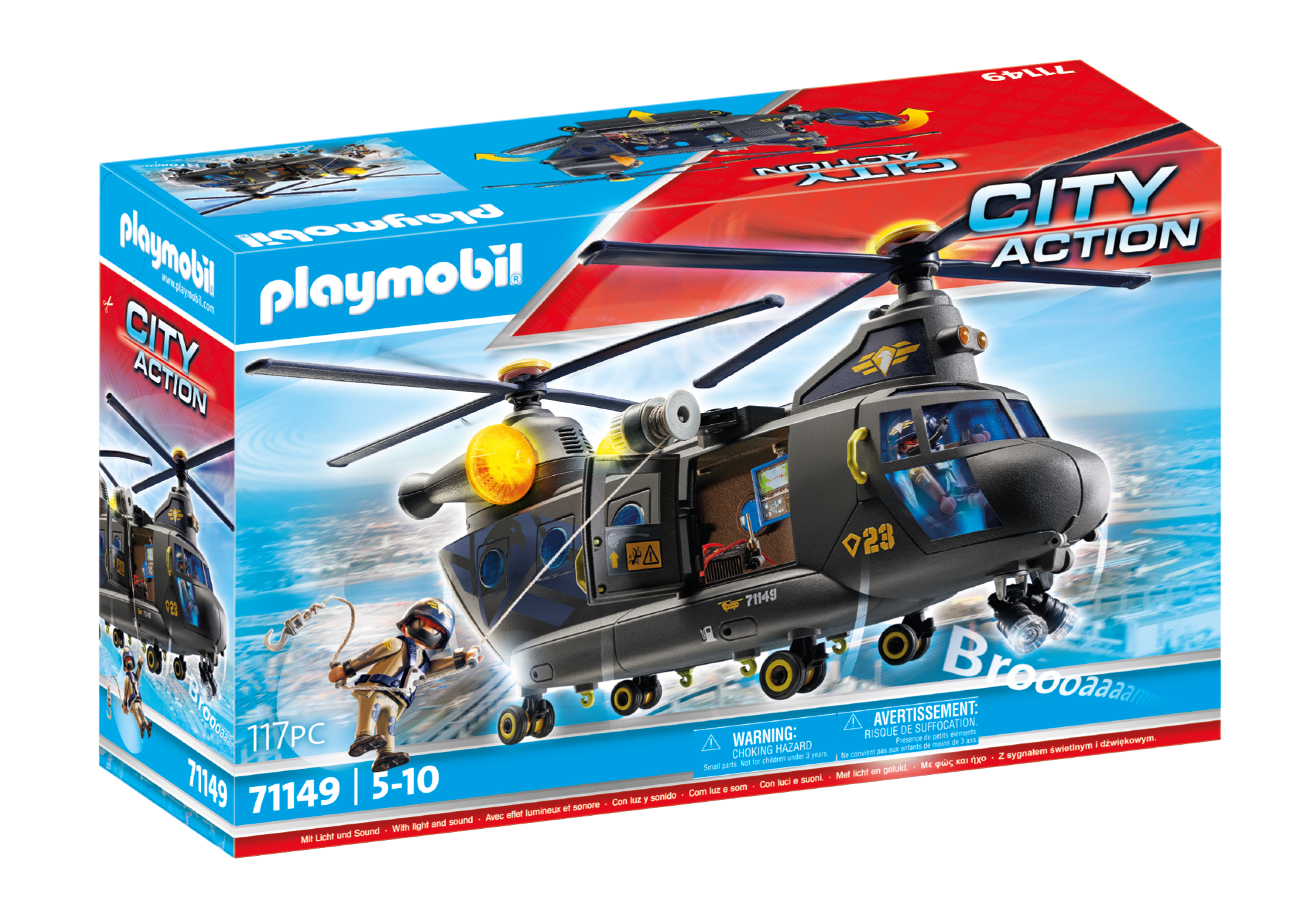 PLAYMOBIL City Life SWAT-Rettungshelikopter 71149 - Bild 1
