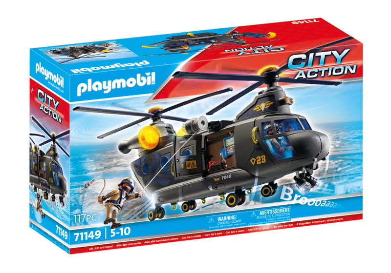 PLAYMOBIL City Life SWAT-Rettungshelikopter 71149