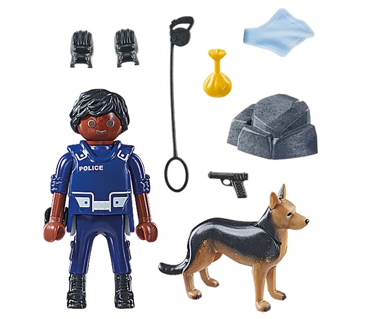 PLAYMOBIL Special Plus Polizist mit Spürhund 71162 - Bild 2