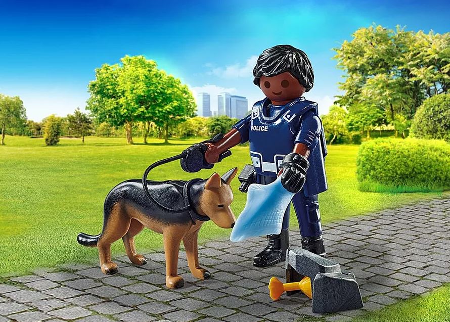 PLAYMOBIL Special Plus Polizist mit Spürhund 71162 - Bild 3