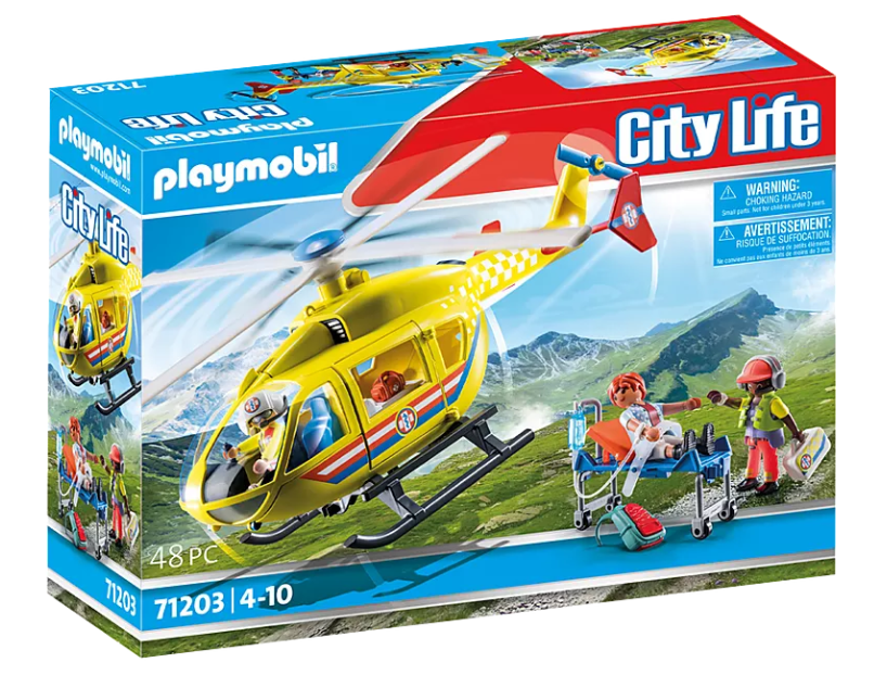 PLAYMOBIL City Life Rettungshelikopter 71203 - Bild 1