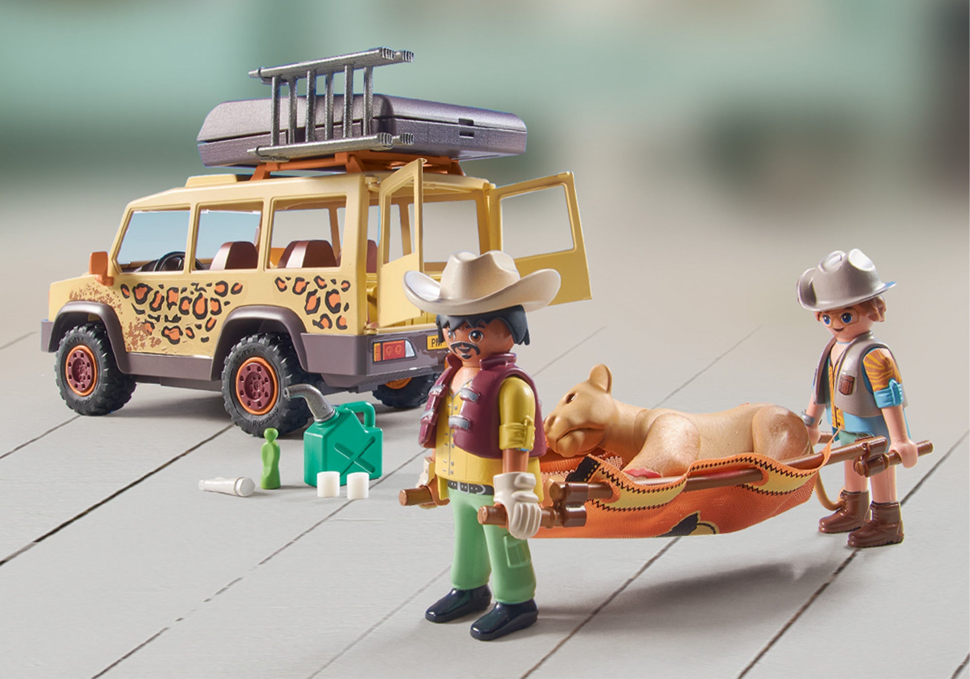 PLAYMOBIL Wiltopia Mit dem Geländewagen bei den Löwen 71293 - Bild 4