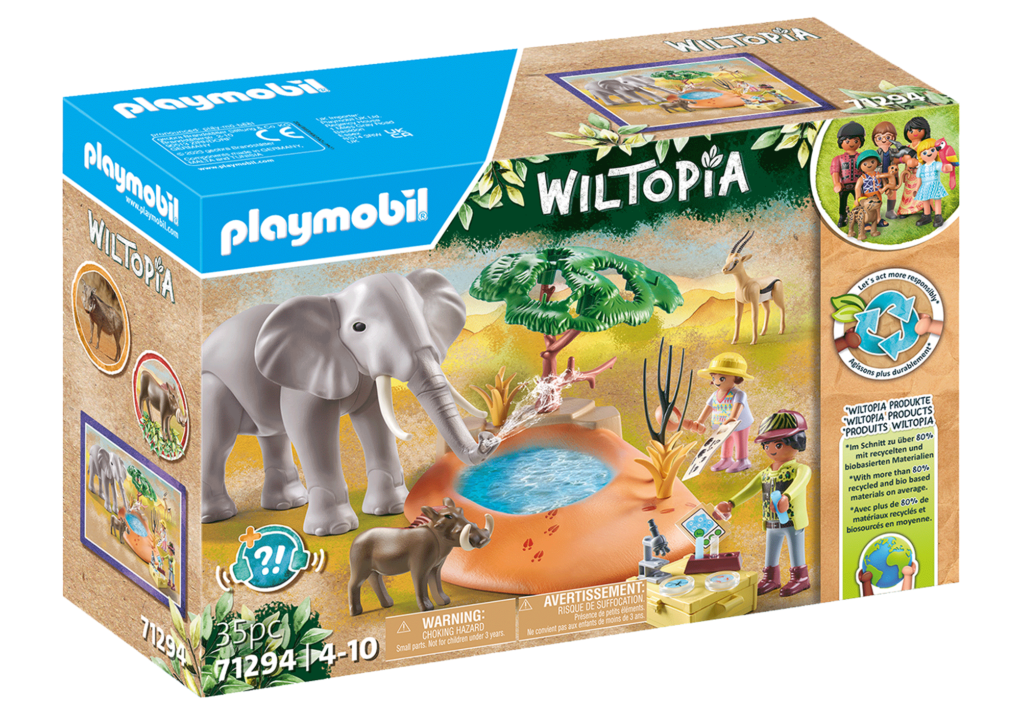 PLAYMOBIL Wiltopia Spritztour zum Wasserloch 71294 - Bild 1