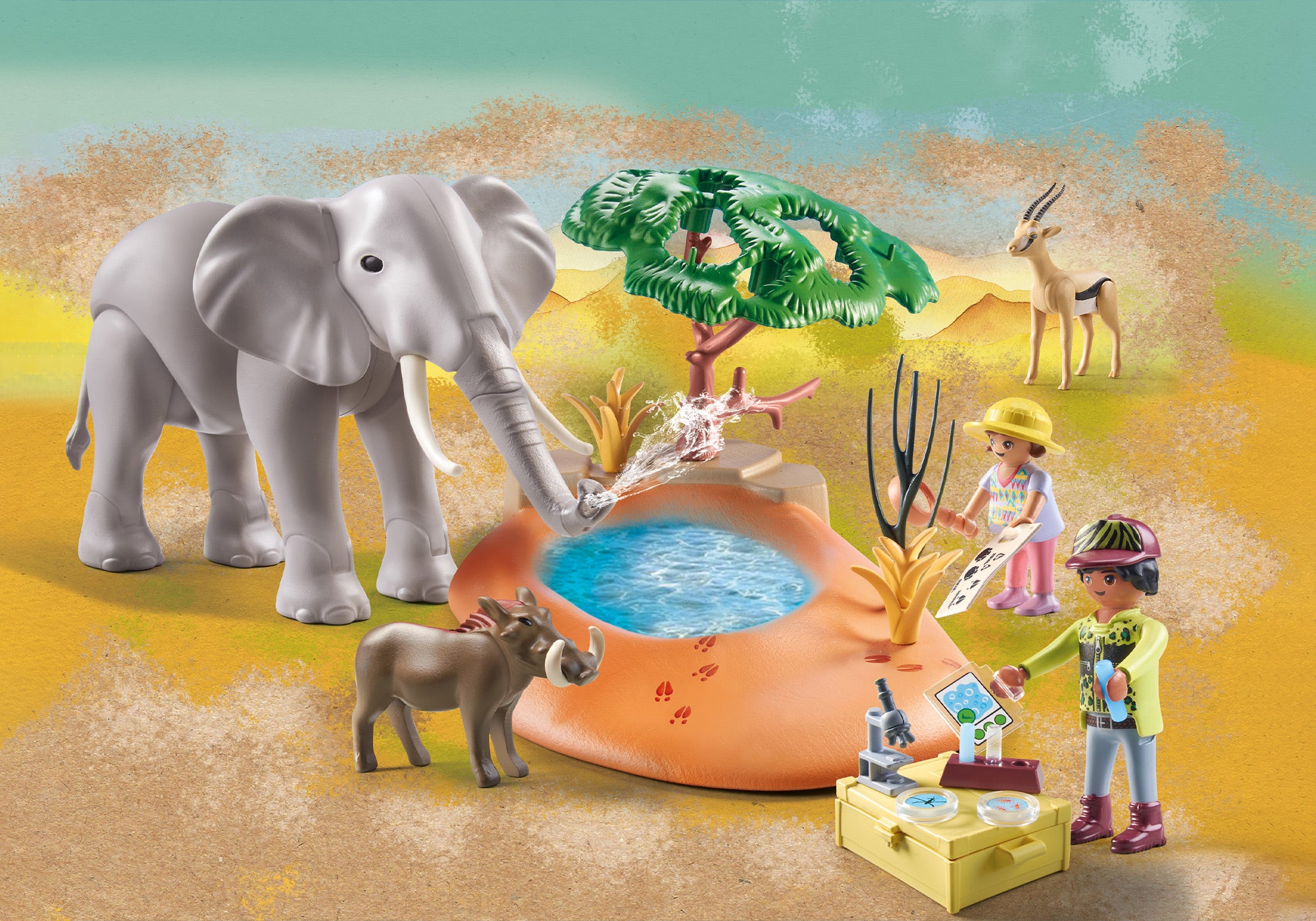 PLAYMOBIL Wiltopia Spritztour zum Wasserloch 71294 - Bild 2