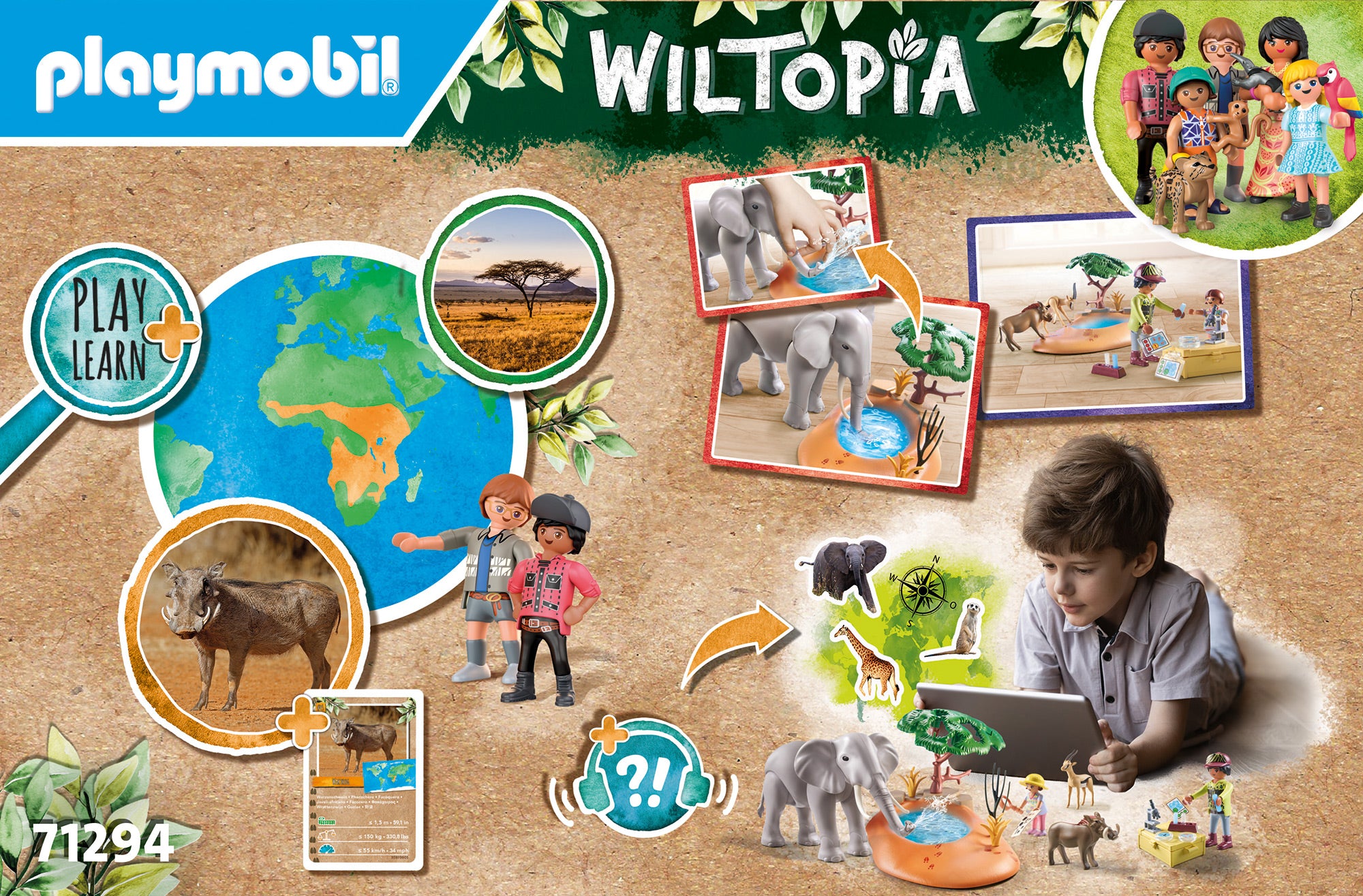 PLAYMOBIL Wiltopia Spritztour zum Wasserloch 71294 - Bild 3