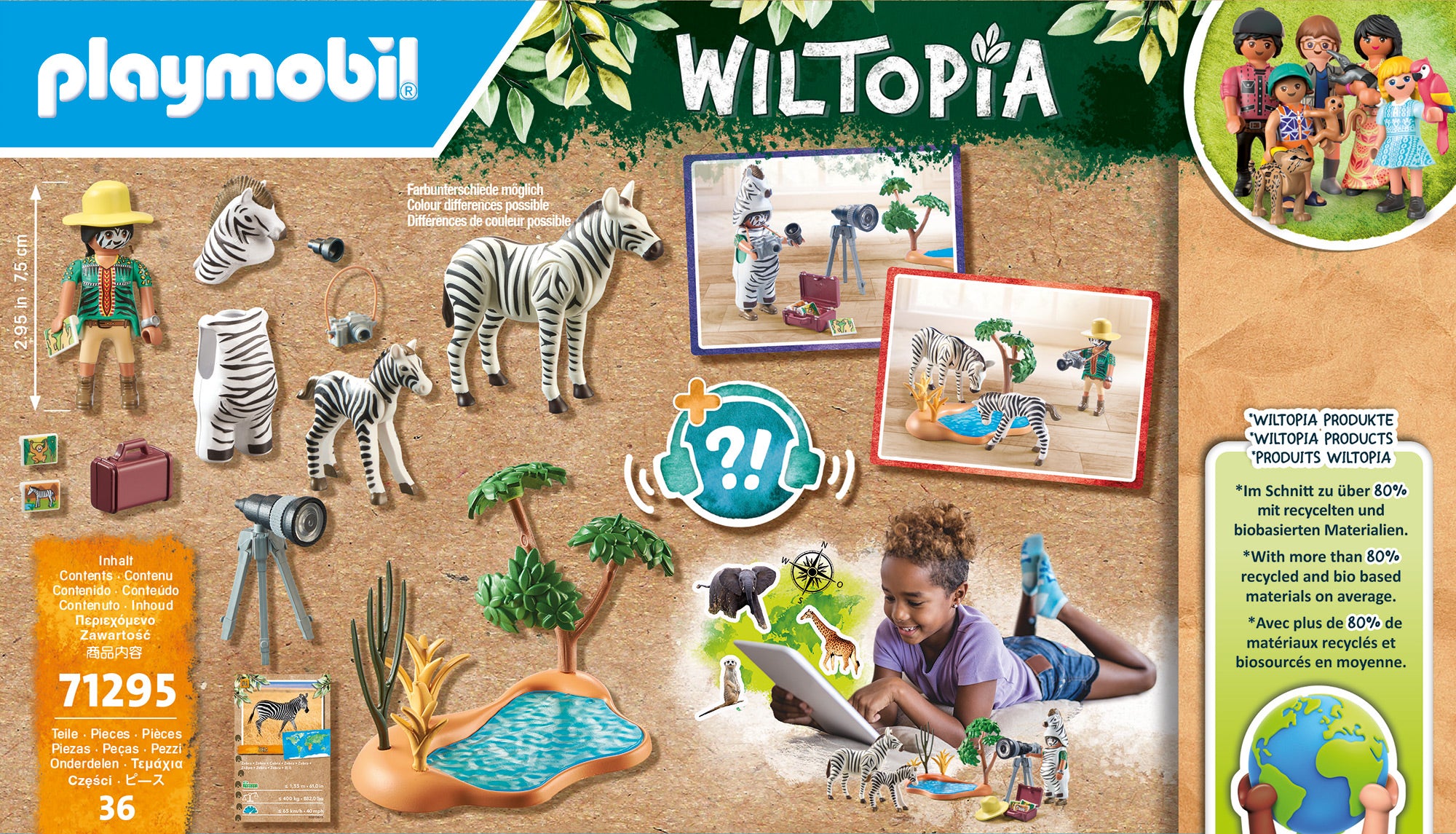 PLAYMOBIL Wiltopia Unterwegs mit der Tierfotografin 71295 - Bild 3