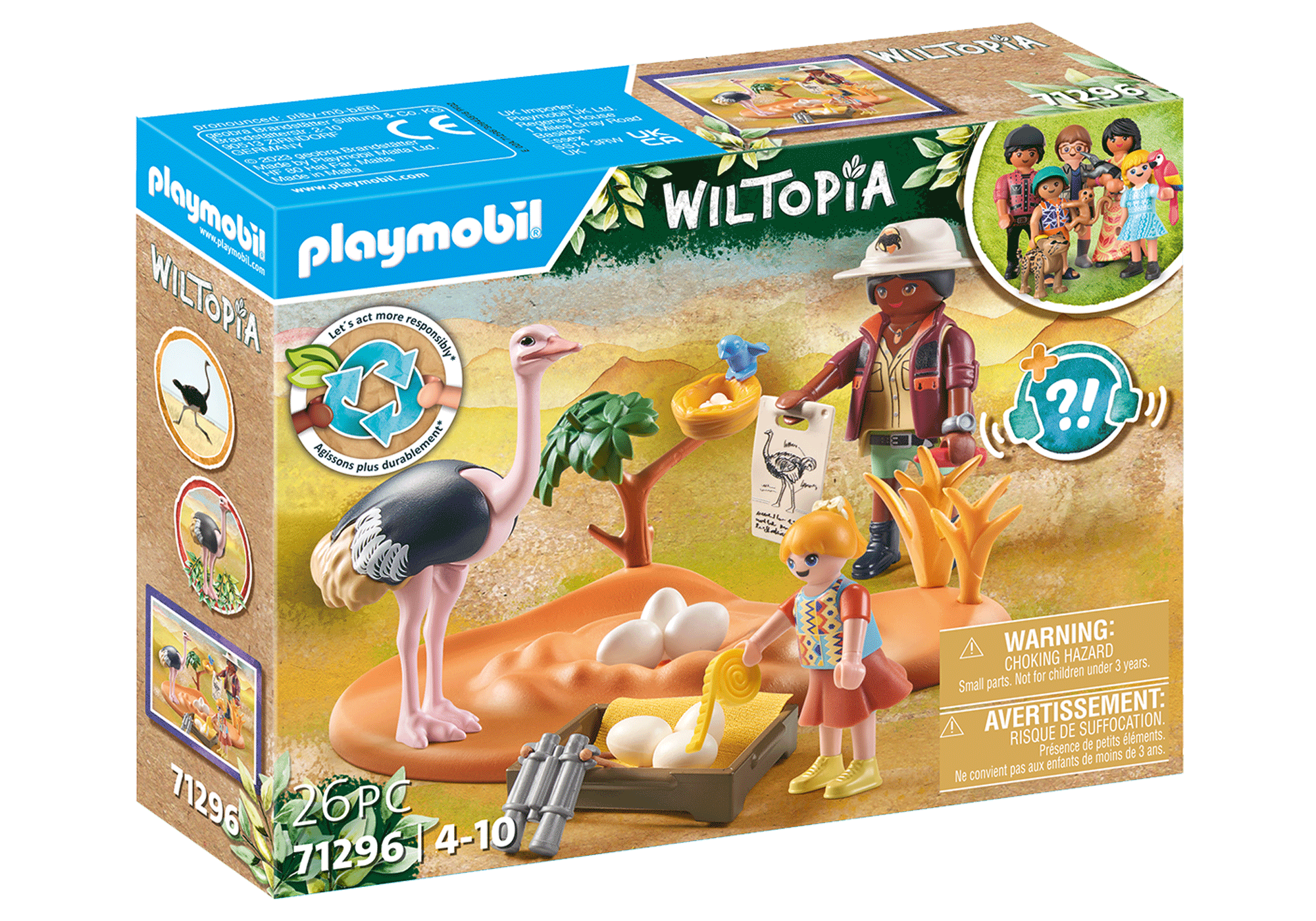 PLAYMOBIL Wiltopia Zu Gast bei Papa Strauss 71296 - Bild 1