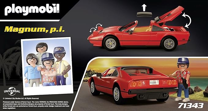PLAYMOBIL Magnum, p.i. Ferrari 308 GTS Quattrovalvole 71343 - Bild 4