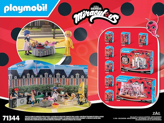 PLAYMOBIL Adventskalender Miraculous: Picknick in Paris 71344 - Bild 4