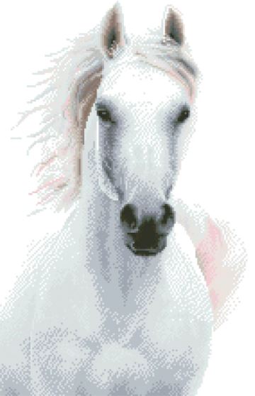 Diamond Painting Pferd weiss - Bild 3