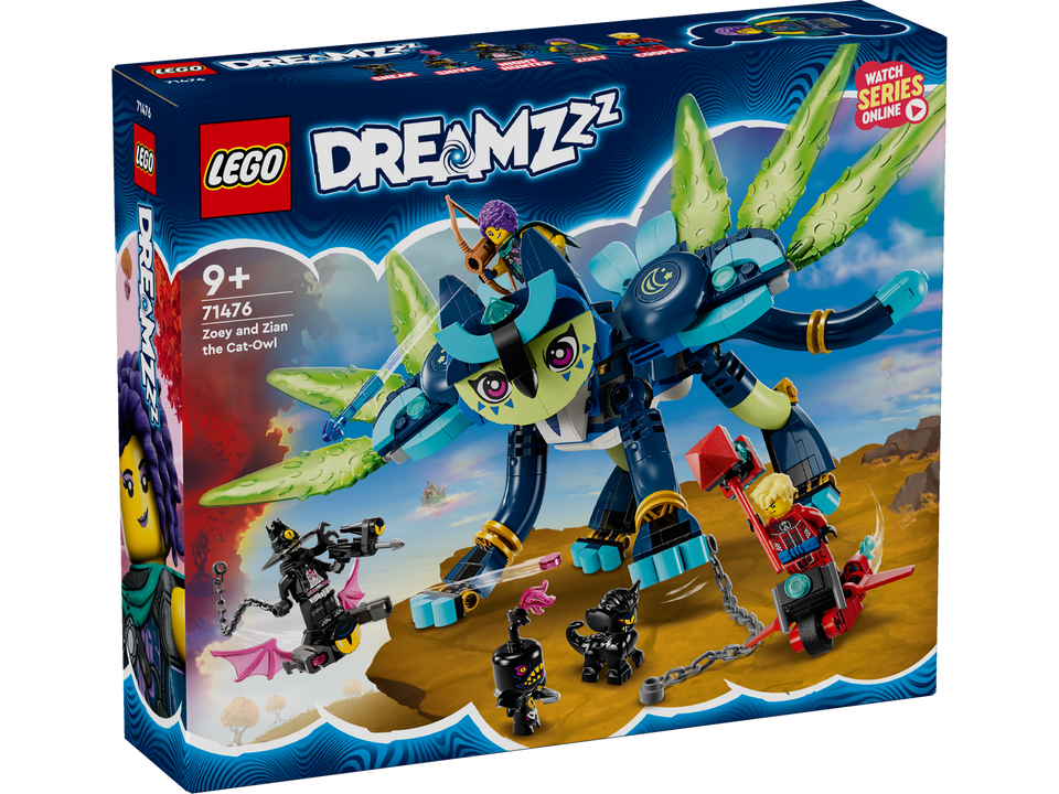 LEGO DREAMZzz Zoey und die Katzeneule Zian 71476