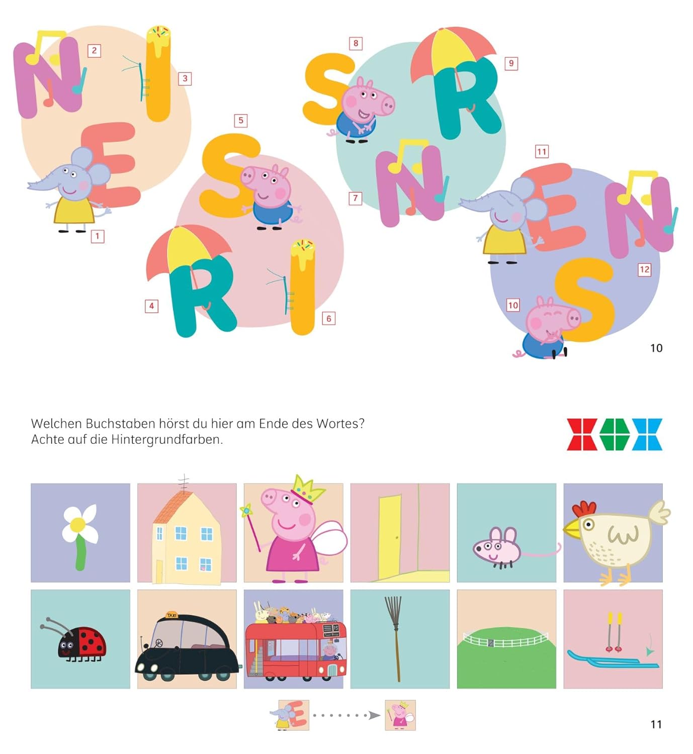 Mini Lük Set Peppa Pig buchstabieren und zählen - Bild 3