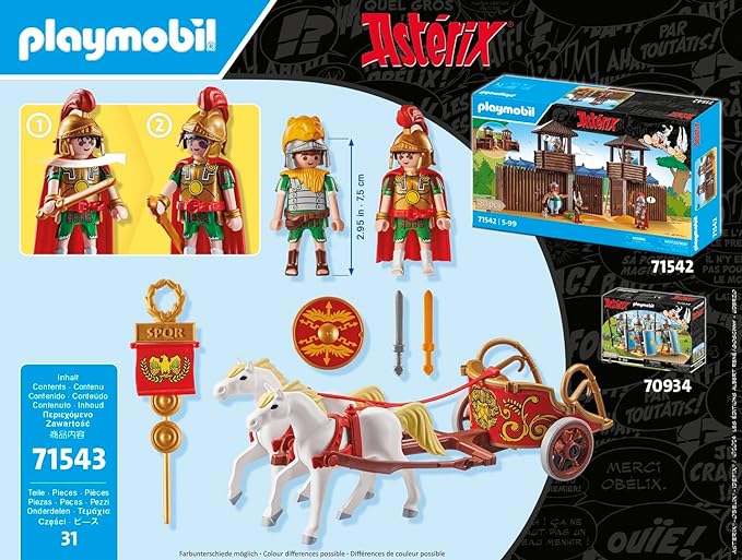 PLAYMOBIL Asterix Römischer Streitwagen 71543 - Bild 2