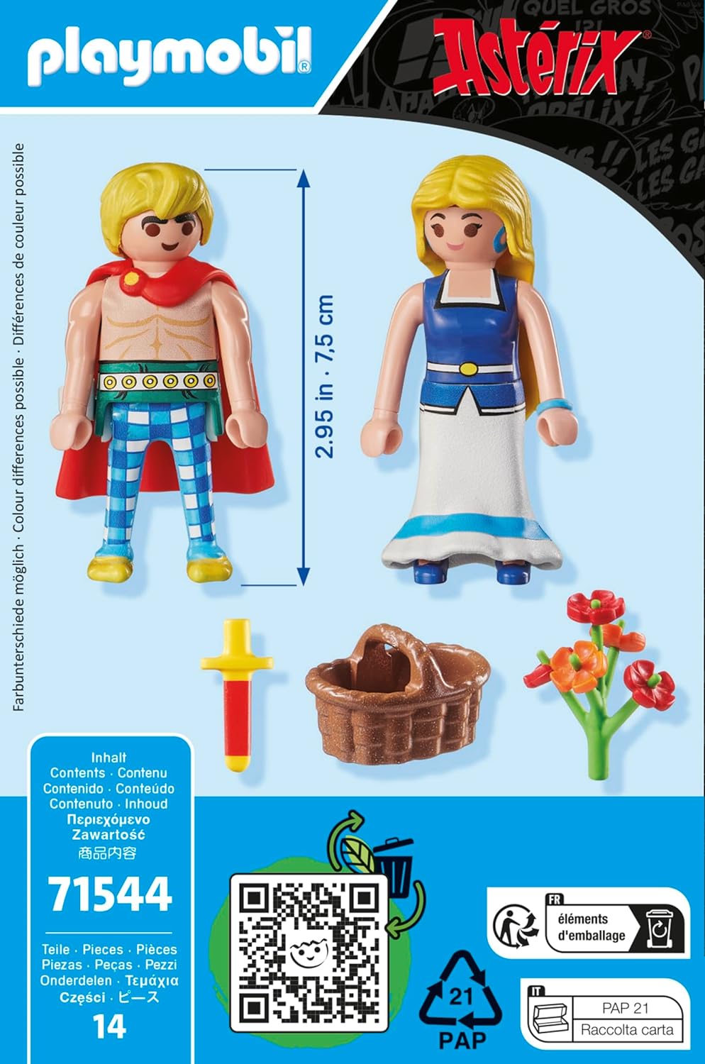 PLAYMOBIL Asterix Tragicomix und Falbala 71544 - Bild 2
