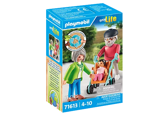 PLAYMOBIL My life Grosseltern mit Baby 71613 - Bild 1
