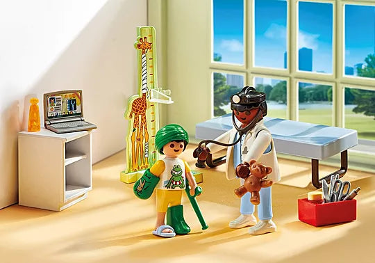 PLAYMOBIL City Life Kinderarzt mit Teddybär 71619 - Bild 2