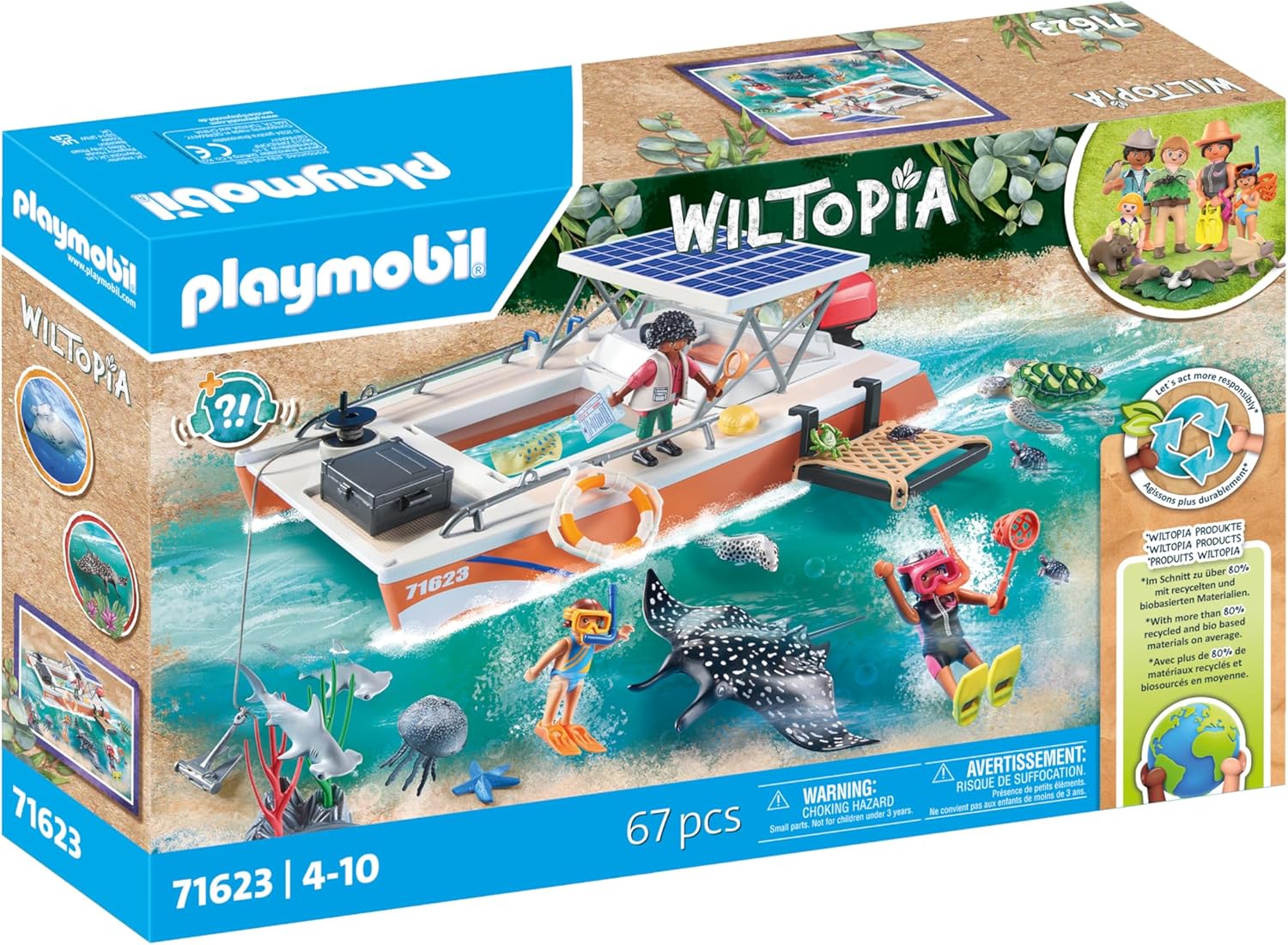 PLAYMOBIL Wiltopia Korallenriff Plattform 71623 - Bild 1