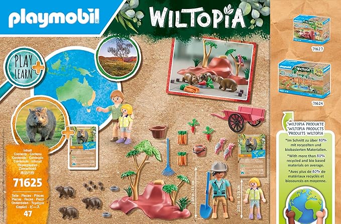 PLAYMOBIL Wiltopia Wombat Unterschlupf 71625 - Bild 4