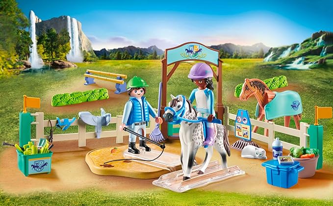 PLAYMOBIL Horses of Waterfall Moderner Reitplatz 71637 - Bild 3