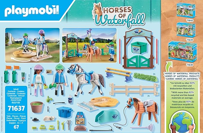 PLAYMOBIL Horses of Waterfall Moderner Reitplatz 71637 - Bild 4