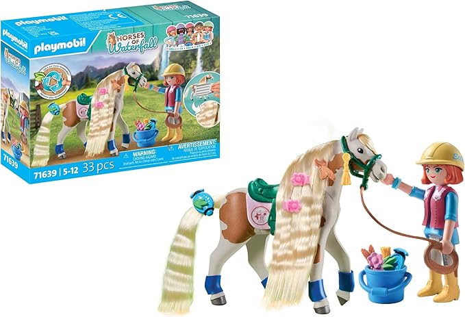 PLAYMOBIL Horse of Waterfall Ellie & Pferd mit Kreppeisen 71639 - Bild 2