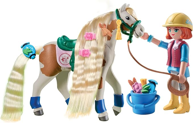 PLAYMOBIL Horse of Waterfall Ellie & Pferd mit Kreppeisen 71639 - Bild 5