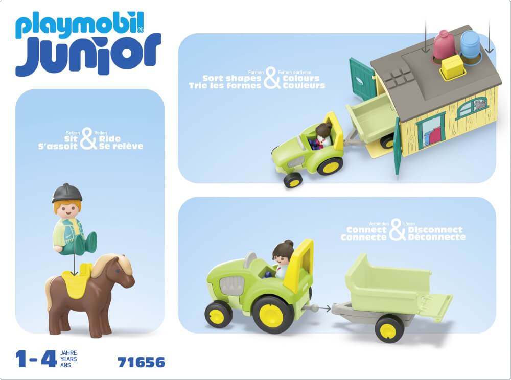PLAYMOBIL JUNIOR: Bauernhof - Abenteuer mit Traktor 71656 - Bild 5
