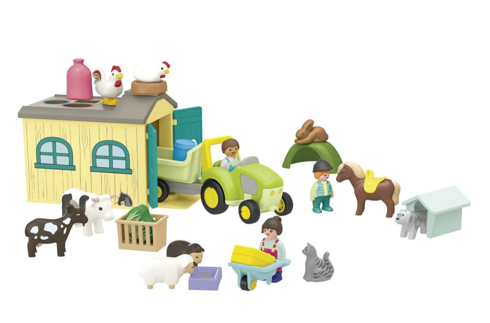 PLAYMOBIL JUNIOR: Bauernhof - Abenteuer mit Traktor 71656 - Bild 8