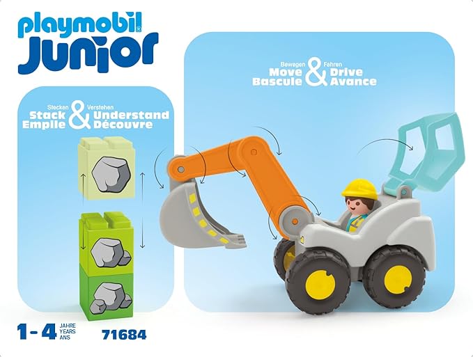 PLAYMOBIL JUNIOR: Schaufelbagger 71684 - Bild 5