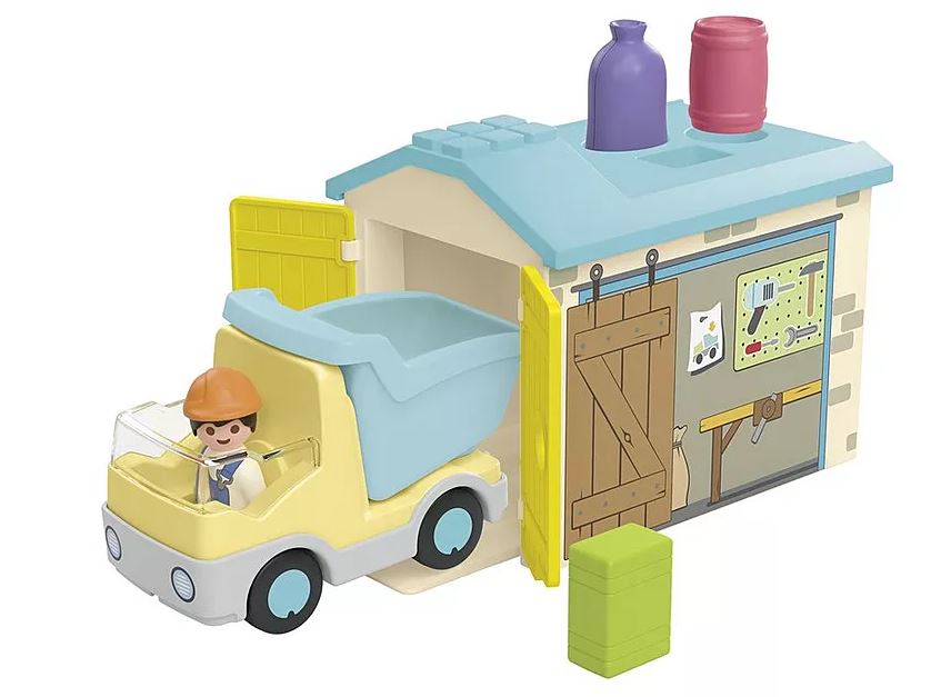 PLAYMOBIL JUNIOR: LKW mit Sortiergarage 71686 - Bild 2